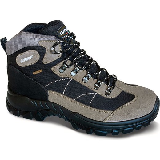 Szare buty trekkingowe męskie Grisport wiązane 