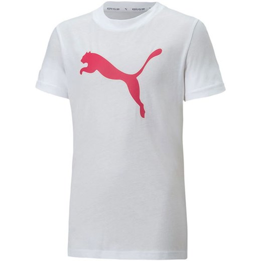 Koszulka juniorska Cat Logo Puma ze sklepu SPORT-SHOP.pl w kategorii Bluzki dziewczęce - zdjęcie 154264781