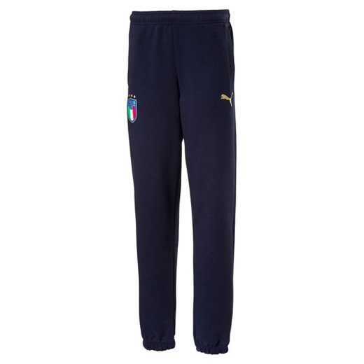 Spodnie dresowe młodzieżowe FIGC Italia Sweat Pants Puma ze sklepu SPORT-SHOP.pl w kategorii Spodnie chłopięce - zdjęcie 154282844