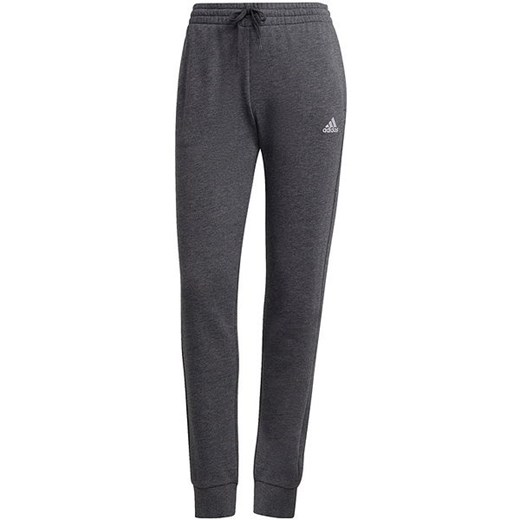 Spodnie dresowe damskie Essentials Slim Tapered Cuffed Linear Logo Adidas ze sklepu SPORT-SHOP.pl w kategorii Spodnie damskie - zdjęcie 154283883