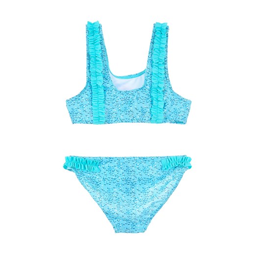 Bikini "Kraina Lodu" w kolorze niebieskim 128 Limango Polska okazja