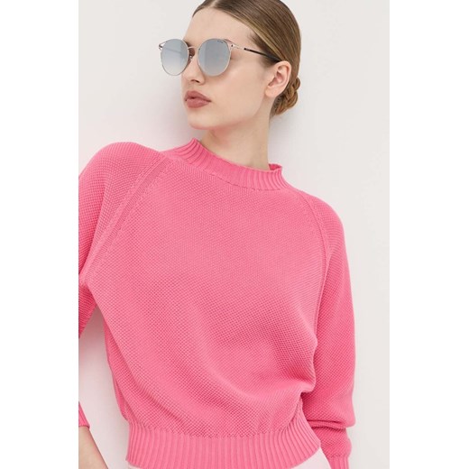Marella sweter damski kolor różowy lekki Marella L ANSWEAR.com