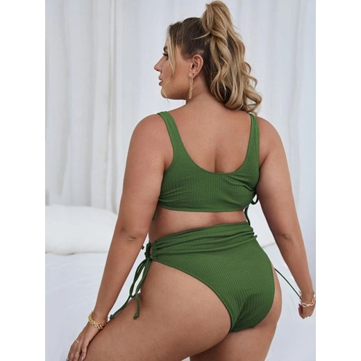SHEIN Teksturowany strój dwuczęściowy (2XL) 2XL SUPELO