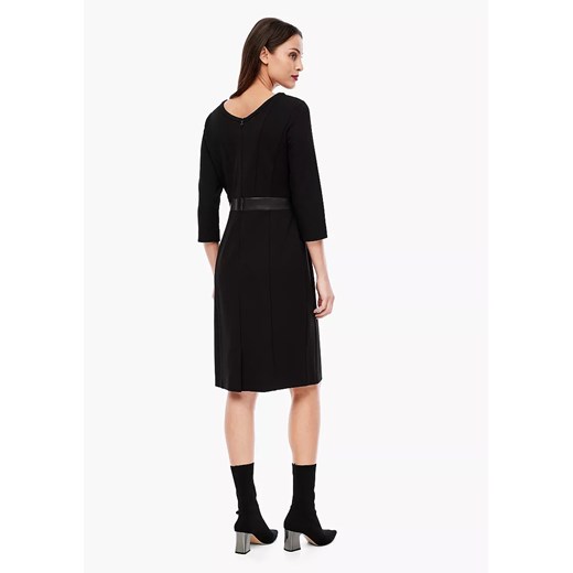 S.OLIVER Czarna klasyczna sukienka (48) 48 SUPELO