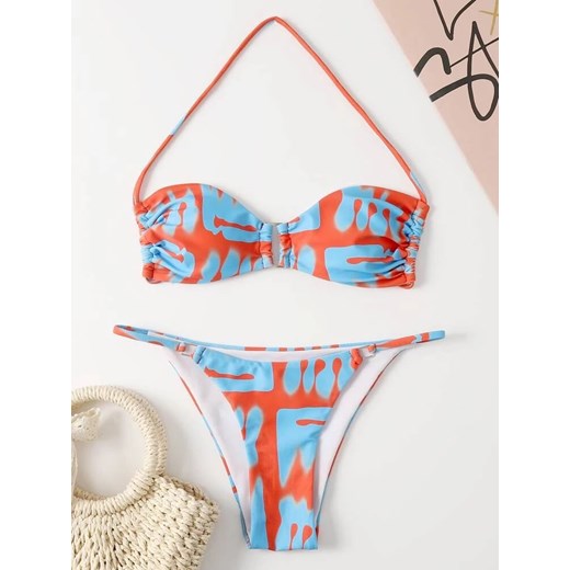 SHEIN Dwukolorowy komplet bikini (M) 38 (M) SUPELO