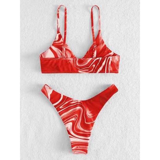 SHEIN Dwuczęściowy strój kąpielowy print (M) 38 (M) SUPELO