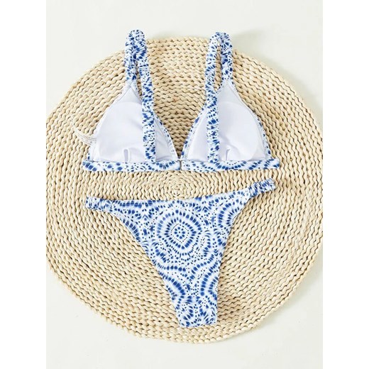 SHEIN Wzorzyste dwuczęściowe bikini (L) 40 (L) SUPELO