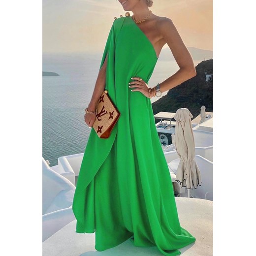 Sukienka VALDORA GREEN L promocja Ivet Shop