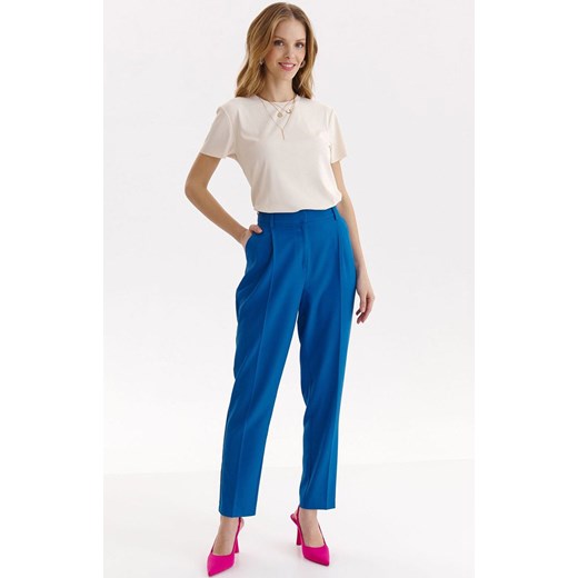 Eleganckie spodnie damskie w kolorze niebieskim  SSP4239, Kolor niebieski, Top Secret 36 Primodo
