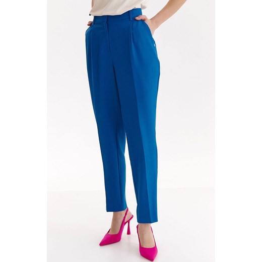 Eleganckie spodnie damskie w kolorze niebieskim  SSP4239, Kolor niebieski, Top Secret 38 Primodo