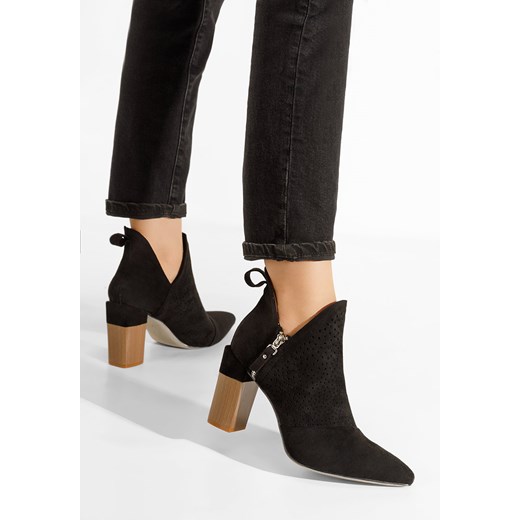 Czarne botki jesienne Lopera Zapatos 39 okazja Zapatos