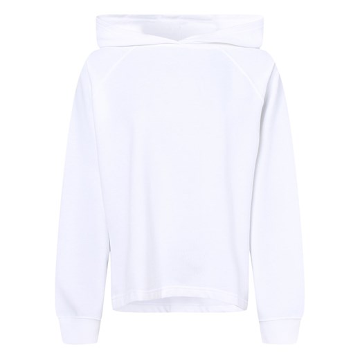 Juvia Damska bluza z kapturem Kobiety Materiał dresowy biały jednolity ze sklepu vangraaf w kategorii Bluzy damskie - zdjęcie 154366562