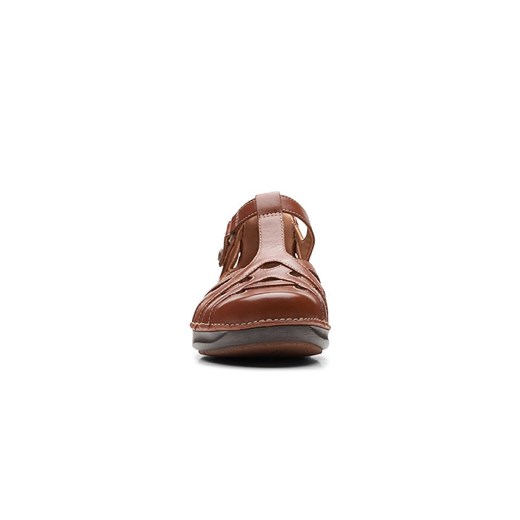 Skórzane półbuty w kolorze brązowym Clarks 38 Limango Polska wyprzedaż