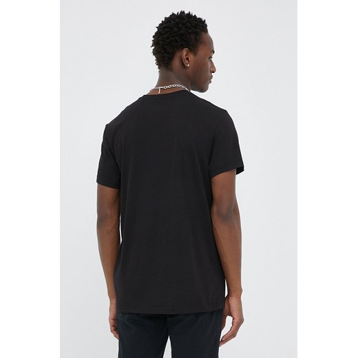 G-Star Raw t-shirt bawełniany kolor czarny z nadrukiem XL ANSWEAR.com