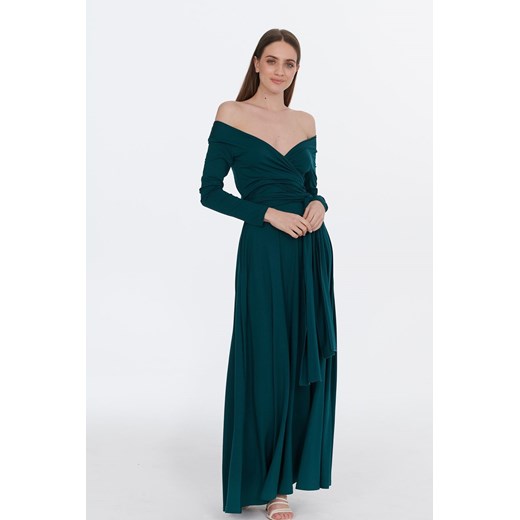 Sukienka infinity maxi z długim rękawem Forest Dream, XS Naoko-store.pl XS NAOKO