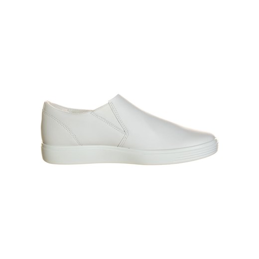 Skórzane slippersy "Soft Classic" w kolorze białym Ecco 39 promocyjna cena Limango Polska