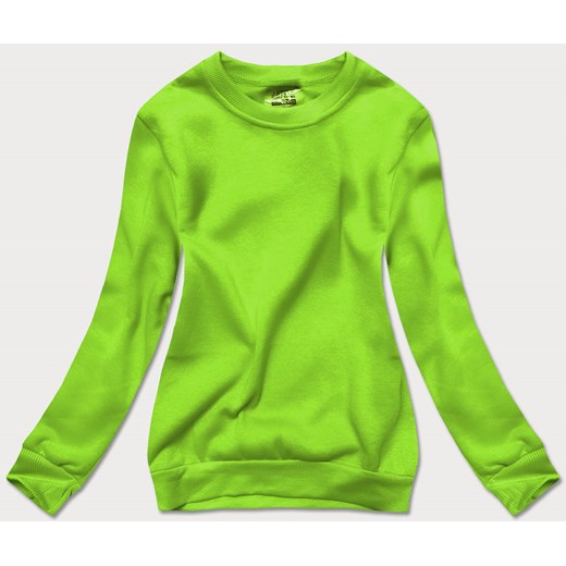 Bluza dresowa damska ze ściągaczami jasny zielony (w01-31) ze sklepu goodlookin.pl w kategorii Bluzy damskie - zdjęcie 154406212