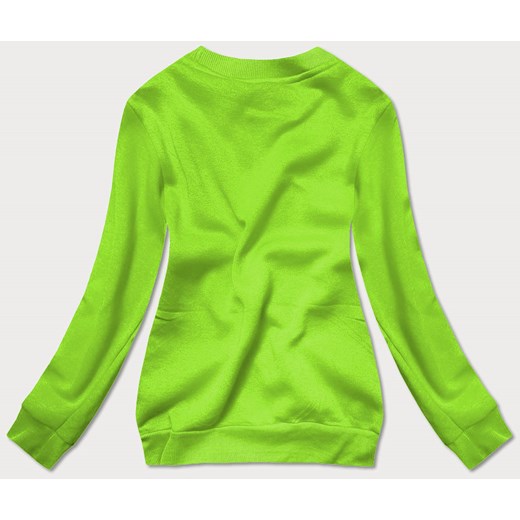 BLUZA DRESOWA DAMSKA ZE ŚCIĄGACZAMI JASNY ZIELONY (W01-31) Goodlookin.pl XL (42) wyprzedaż goodlookin.pl