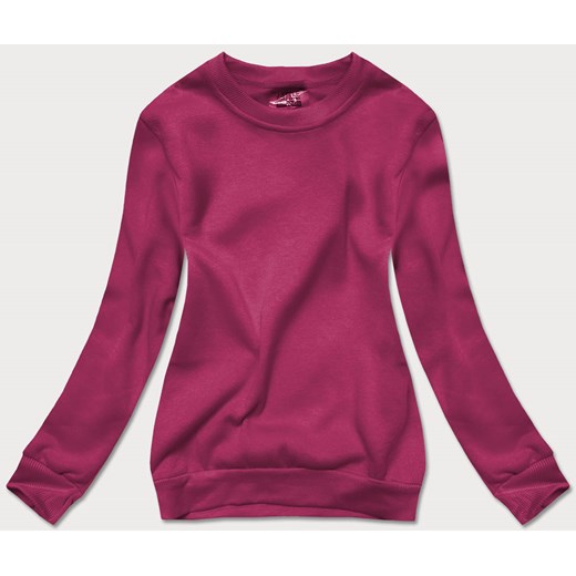 Bluza dresowa damska ze ściągaczami ciemny różowy (w01-57) ze sklepu goodlookin.pl w kategorii Bluzy damskie - zdjęcie 154406673