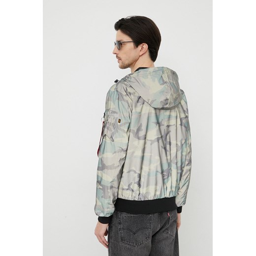 Kurtka męska Alpha Industries moro wiosenna w militarnym stylu