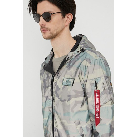 Kurtka męska Alpha Industries w militarnym stylu moro