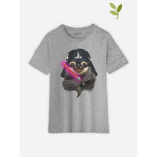 Koszulka "Dead Sloth" w kolorze szarym Wooop 128 promocja Limango Polska