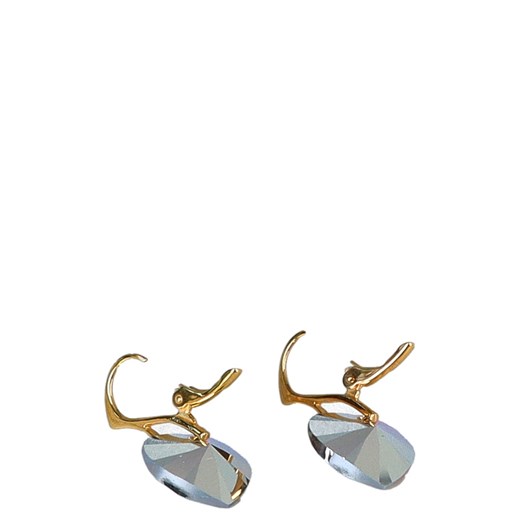 Kolczyki pozłacane Swarovski SERCE 14mm - TYMOTEO LOVE VITRAIL LIGHT Tymoteo Love uniwersalny Tymoteo.pl - sklep obuwniczy