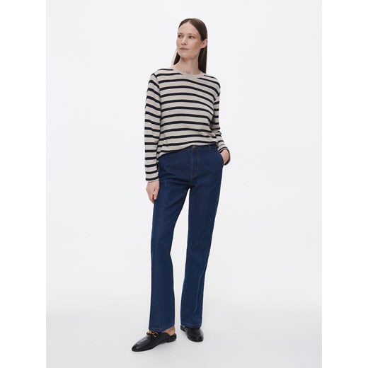 Reserved - Jeansy flare - Niebieski Reserved L Reserved
