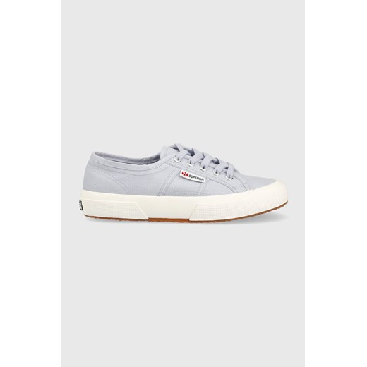 Trampki damskie szare SUPERGA na wiosnę