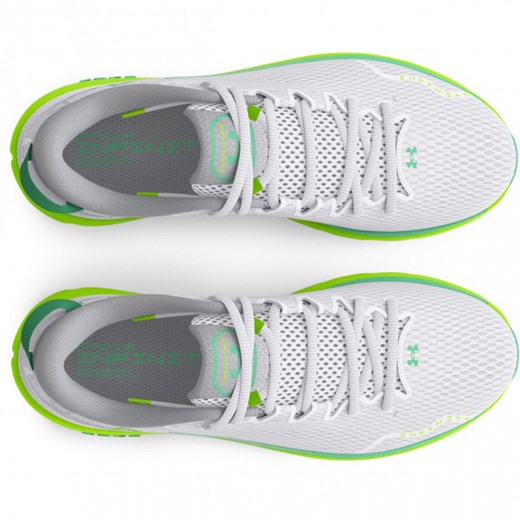 Buty sportowe damskie Under Armour dla biegaczy sznurowane białe 