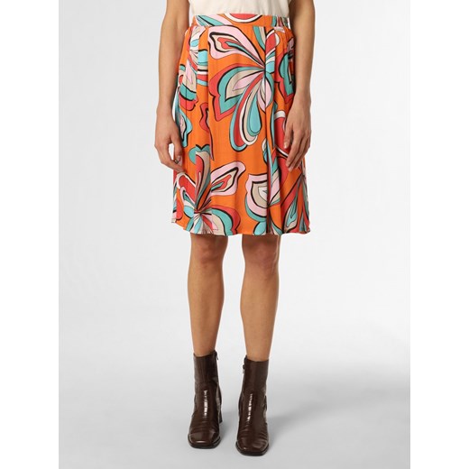 Apriori Spódnica damska Kobiety wiskoza pomarańczowy wzorzysty ze sklepu vangraaf w kategorii Spódnice - zdjęcie 154457993