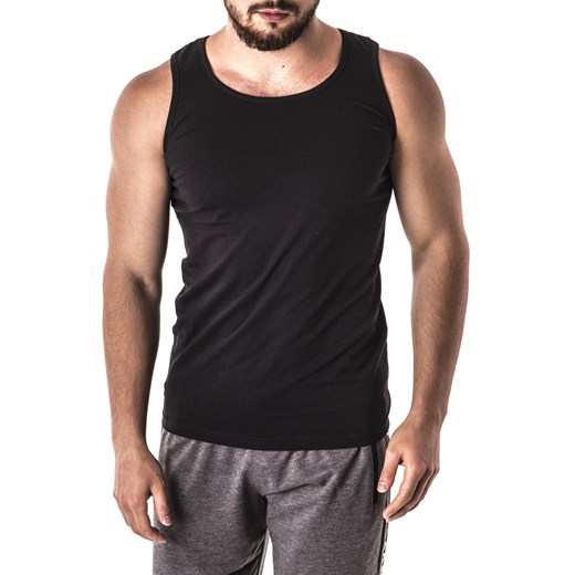 Koszulka bezrękawnik am10 - czarna ze sklepu Risardi w kategorii T-shirty męskie - zdjęcie 154468030