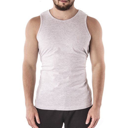 Koszulka bezrękawnik am10 - szara ze sklepu Risardi w kategorii T-shirty męskie - zdjęcie 154468042