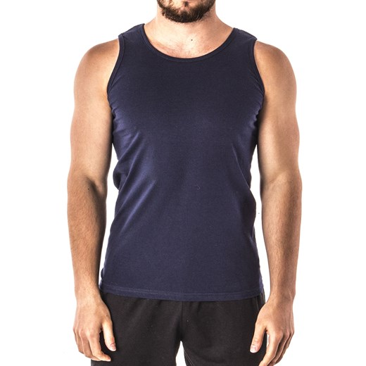 Koszulka bezrękawnik am10 - granat ze sklepu Risardi w kategorii T-shirty męskie - zdjęcie 154468044