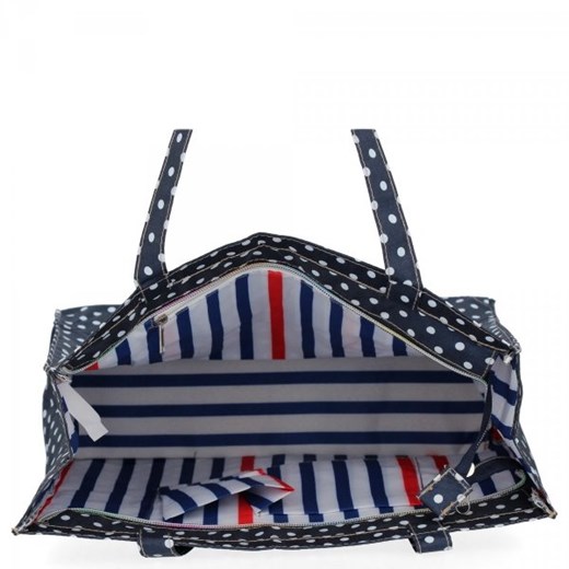 Modne Torby Na Zakupy Shopper Bag firmy Hernan Granatowe (kolory) Hernan okazja PaniTorbalska