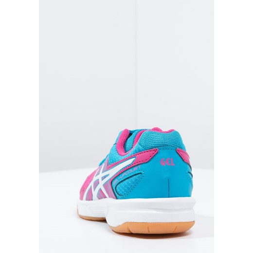 ASICS GELUPCOURT Obuwie do tenisa Multicourt cabernet/white/riviera blue zalando turkusowy skóra ekologiczna