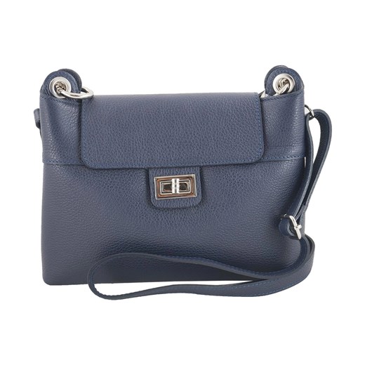 Torebka damska skórzana crossbody Różowa pudrowa Barberini`s uniwersalny butyolivier