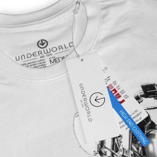 T-shirt męski UNDERWORLD Dog biały Underworld M morillo