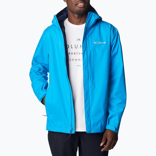 Kurtka przeciwdeszczowa męska Columbia Watertight II niebieska 1533898491 Columbia M promocja sportano.pl