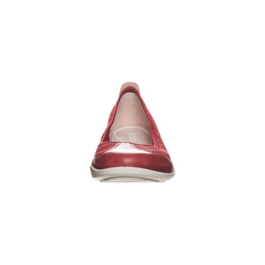 ecco BLUMA Baleriny chilli red zalando czerwony okrągłe