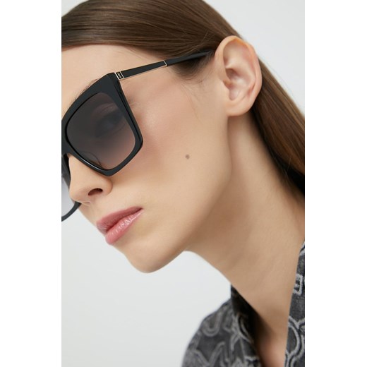 Saint Laurent okulary przeciwsłoneczne damskie kolor czarny Saint Laurent 56 ANSWEAR.com