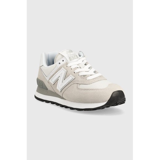 New Balance sneakersy WL574EVW kolor szary New Balance 39 ANSWEAR.com