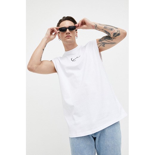 Karl Kani t-shirt bawełniany kolor biały ze sklepu ANSWEAR.com w kategorii T-shirty męskie - zdjęcie 154520714