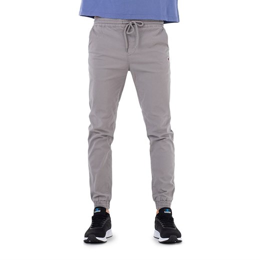 Spodnie Champion C Logo Cotton Twill Joggers 218169-ES033 - szare Champion L promocja streetstyle24.pl