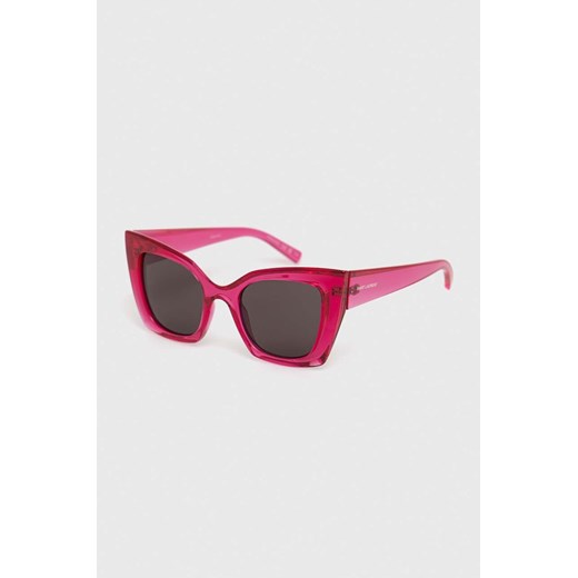 Saint Laurent okulary przeciwsłoneczne damskie kolor różowy Saint Laurent 51 ANSWEAR.com