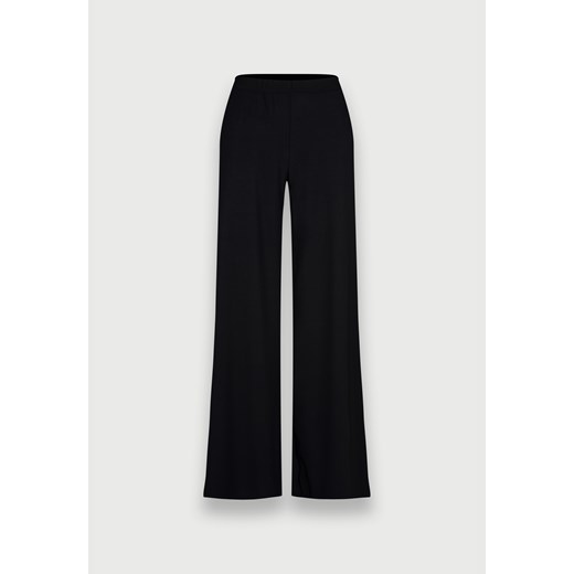 Czarne lejące spodnie z prostą nogawką Molton XL Molton