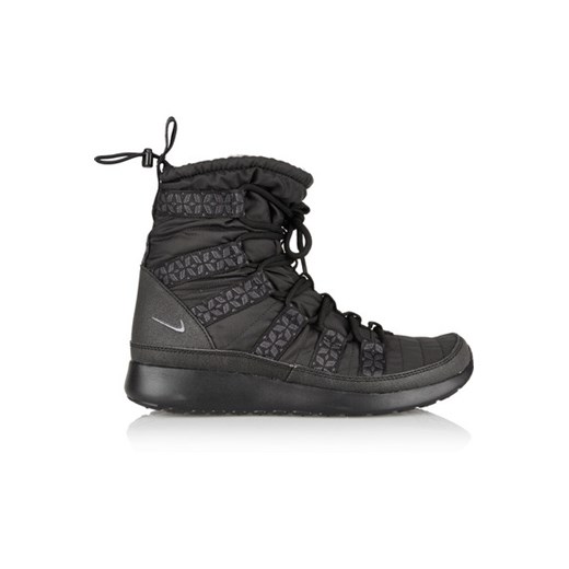 Roshe Run Hi shell sneaker-style boots net-a-porter szary klasyczny