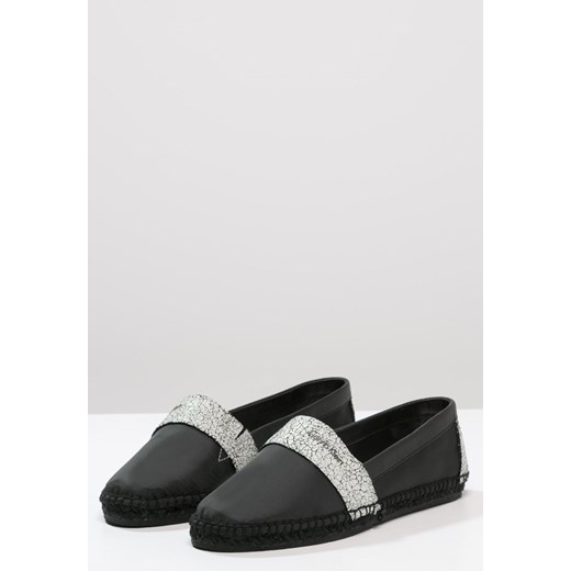 Calvin Klein Jeans GABI Espadryle black/white zalando szary na obcasie