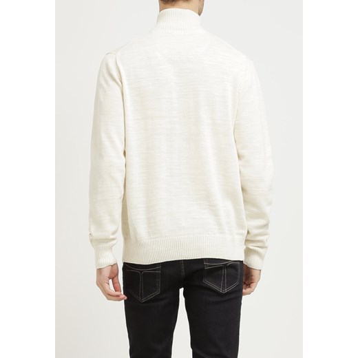 Gant Sweter ivory zalando bialy sweter