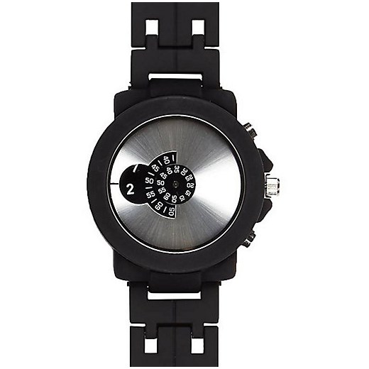Black unique dial watch river-island czarny 